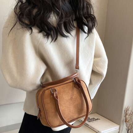 5 Luxury Modern Soft Suede Crossbody Handbags