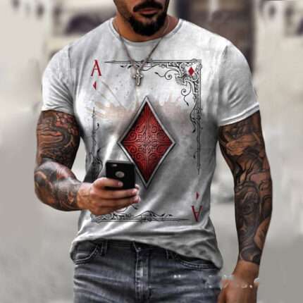 No 1 Quality Playing Card Print T-Shirts