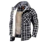 5 Luxurious Lumberjack Plaid Hooded Fleece Jackets