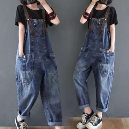 No 1 Quality Loose Slim Student Overalls